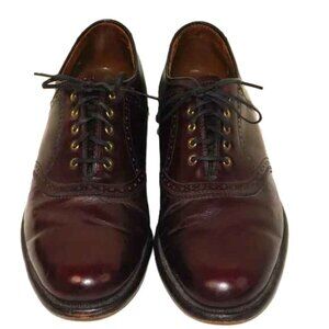 Keith Highlanders Leather Oxford Lace Up Burgandy Dress Shoes Men's Size 8 1/2